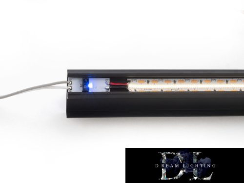 ANROLED Řídicí jednotka LED na lištu IR spínač stmívač (DC: 12/24 V 8 A)