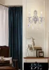 UNIVERSO Nástěnná lampa 2 ramena 2xE14 Max.40W D29x35cm bílá/zlatá