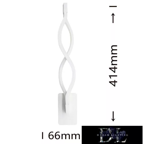 UNIVERSO Nástěnná lampa LED 9 W 720 lm 4000 K IP20 66 × 414 mm bílá