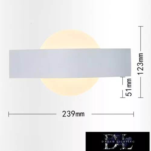 UNIVERSO Nástěnná lampa LED 8 W 400 lm 3000 K IP20 239 × 123 mm bílá