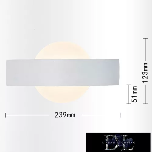 UNIVERSO Nástěnná lampa LED 8 W 400 lm 4000 K IP20 239 × 123 mm bílá