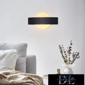   UNIVERSO Nástěnná lampa LED 8 W 400 lm 3000 K IP20 239 × 123 mm černá