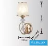 UNIVERSO Nástěnná lampa 1 rameno 1xE27 Max.60W D120x350mm IP20 Zlatá