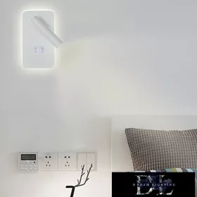  UNIVERSO Nástěnná lampa LED 6 W 240 lm + 150 lm 6500 K IP22 s bílým vypínačem