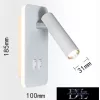 UNIVERSO Nástěnná lampa LED 6 W 240 lm + 150 lm 6500 K IP22 s bílým vypínačem