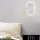 UNIVERSO Nástěnná lampa LED 6 W 240 lm + 150 lm 4000 K IP22 s bílým vypínačem