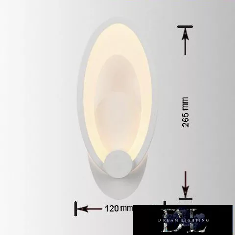 UNIVERSO Nástěnná lampa LED 9 W 450 lm 3000 K IP20 120 × 265 mm bílá
