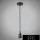 UNIVERSO Závěsná lampa s kovovou objímkou 1xE27 max. 240V 60w 2 metry černá