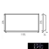 KANLUX BLINGO R38W 12030NW 4000k 3800lm lampa s rámečkem pro zvýraznění