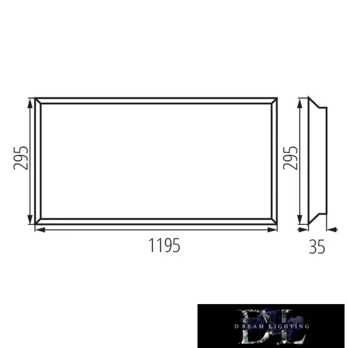 KANLUX BLINGO R38W 12030NW 4000k 3800lm lampa s rámečkem pro zvýraznění