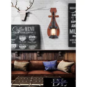   Nástěnná lampa UNIVERSO 1xE27 IP20 200 × 170 × 430 mm černá