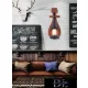 Nástěnná lampa UNIVERSO 1xE27 IP20 200 × 170 × 430 mm černá