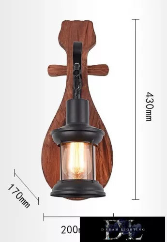 Nástěnná lampa UNIVERSO 1xE27 IP20 200 × 170 × 430 mm černá