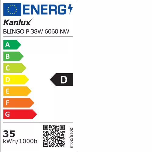 KANLUX BLINGO P38W 6060NW 4000k 4600lm lampa s rámečkem pro zvýraznění