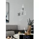 UNIVERSO Nástěnná lampa 1 rameno 1xE14 Max.40W D25x36cm chromová
