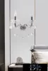 UNIVERSO Nástěnná lampa 2 ramena 2xE14 Max.40W D29x36cm chromová