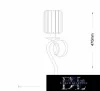 UNIVERSO Nástěnná lampa 1 rameno 1xE14 IP20 Černá