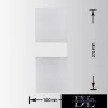 UNIVERSO Nástěnná lampa LED 8 W 400 lm 3000 K IP20 100 × 270 mm bílá