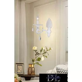   UNIVERSO Nástěnná lampa 1 rameno 1xE14 Max.40W D28x31cm bílá