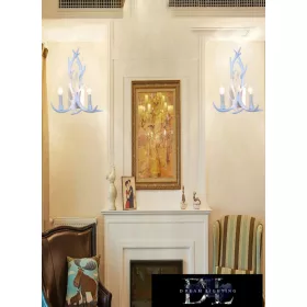   UNIVERSO Nástěnná lampa 2 ramena 2xE14 Max.40W D34x48,5cm bílá