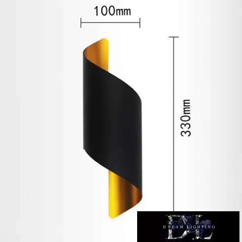 UNIVERSO Nástěnná lampa 2xG9 Max.60w IP20 30x100mm černá