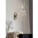 UNIVERSO Nástěnná lampa 1 rameno 1xE14 Max.40W D21x41cm zlatá