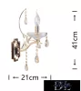UNIVERSO Nástěnná lampa 1 rameno 1xE14 Max.40W D21x41cm zlatá