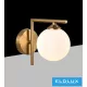 UNIVERSO Nástěnná lampa 1xG9 Max.60w IP20 180x210mm Starozlatá