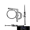UNIVERSO Nástěnná lampa 1xG9 Max.60w IP20 180x210mm Bronzová
