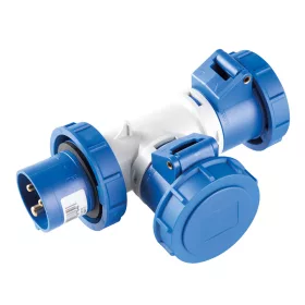 EC690 ADAPTÉR 1 ZÁSTRČKA/2 ZÁSUVKY 3P+E 16A IP67