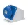 EC690 PEVNÁ ZÁSUVKA 63 A IP67 1P+N+E 220–240 V
