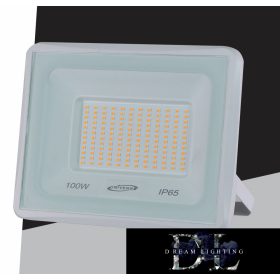   LED reflektor UNIVERSO 100 W 9000 lm 3000 k IP65 bílý 212 x 246 x 36 mm