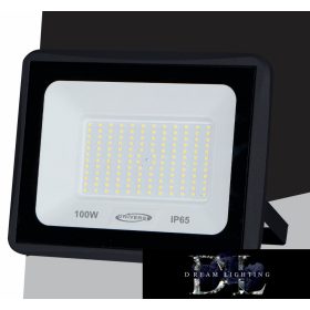   LED bodové světlo UNIVERSO 100 W 9000 lm 3000 k IP65 černé 212 x 246 x 36 mm