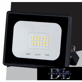   LED bodové světlo UNIVERSO 20 W 1800 lm 6500 K IP65 černé 101 x 110 x 22 mm