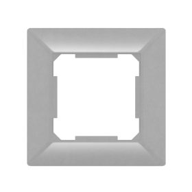 ELDLUX ELDGROUND jednoduchý plastový rám, stříbrný