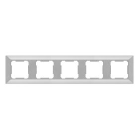 ELDLUX ELDGROUND pětidílný plastový rám, stříbrný