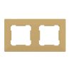 ELDLUX ELDGROUND dvojitý plastový rám, zlatý