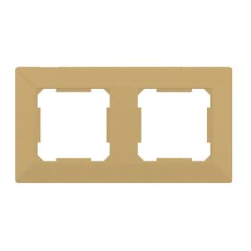 ELDLUX ELDGROUND dvojitý plastový rám, zlatý
