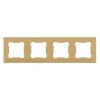 ELDLUX ELDGROUND čtyřnásobný plastový rám, zlatý
