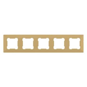 ELDLUX ELDGROUND pětidílný plastový rám, zlatý
