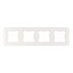 ELDLUX ELDANA čtyřnásobný plastový rámeček, bílý