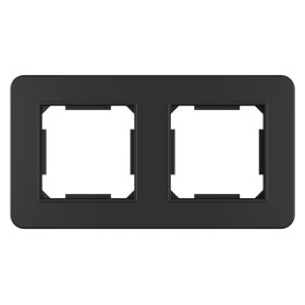 ELDLUX ELDANA dvojitý plastový rám, černý