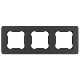 ELDLUX ELDANA trojitý plastový rámeček, černý