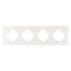 ELDLUX ELDELIN čtyřnásobný plastový rámeček, bílý