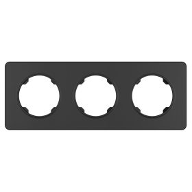 ELDLUX ELDELIN trojitý plastový rámeček, černý