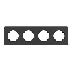 ELDLUX ELDELIN čtyřdílný plastový rám, černý