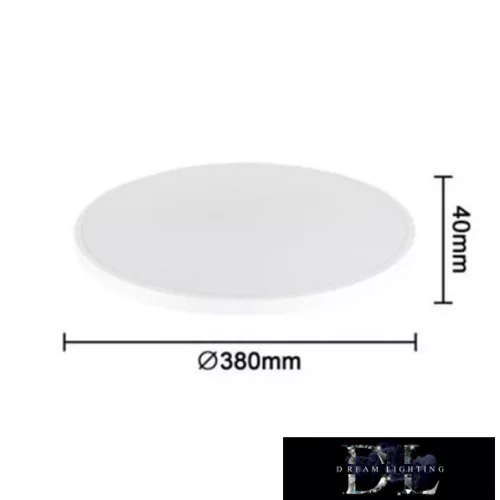 Stropní svítidlo UNIVERSO 32 W 2430 lm CCT se spínačem D380x40 mm IP44 bílá