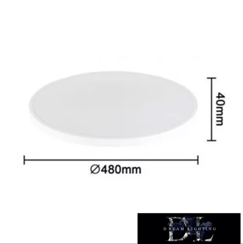 Stropní svítidlo UNIVERSO 42 W 3620 lm CCT D480 x 40 mm IP44 bílé