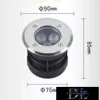 UNIVERSO LED lampa s nožním spínačem 3 W 300 lm 3000 K 45° IP67 ocel Ø90-Ø76x85 mm