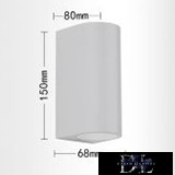 Nástěnná lampa UNIVERSO 2×GU10 IP65 68×80×150 mm bílá